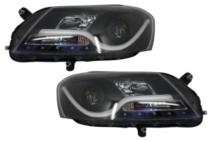 Faruri LED DRL compatibil cu VW Passat B7 2010-2014 Negru