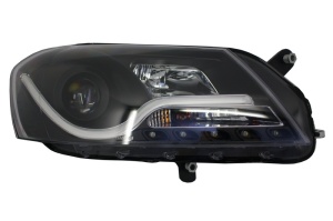 Faruri LED DRL compatibil cu VW Passat B7 2010-2014 Negru - Img 3