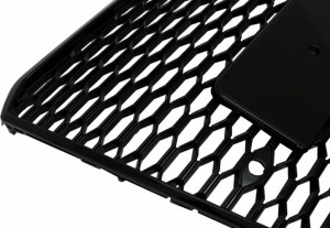 Grila Bara Fata compatibil cu Audi A8 D4 Facelift 2014-2017 RS8 Design Negru Lucios - Img 4