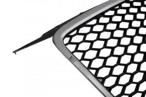 Grila Centrala compatibil cu AUDI A3 8P 2004-2007 RS Design Negru/Crom - Img 3