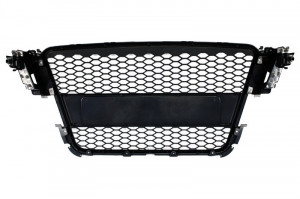 Grila Centrala compatibil cu Audi A5 2007-2011 RS Design Negru Lucios - Img 3