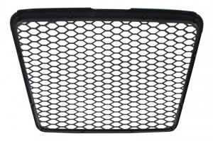 Grila Centrala compatibil cu AUDI A6 4F2 C6 2004-2011 RS Design Negru Lucios - Img 3