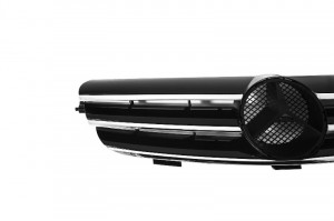 Grila Centrala compatibil cu MERCEDES CLK W209 2002-2009 Sport CL Look 3 Bars - Img 2