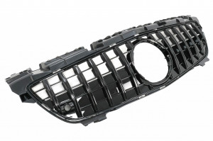 Grila Centrala compatibil cu Mercedes SLK R172 2011-2015 GT-R Panamericana Design Negru - Img 4