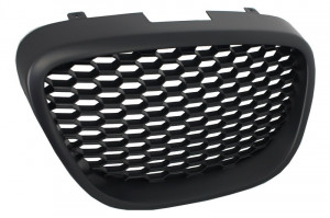 Grila Centrala compatibil cu Seat Leon 1P 2005-2009 Fagure Design Negru - Img 2