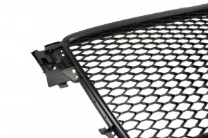Grila Centrala Fara Emblema compatibil cu Audi A4 B8 2008-2015 RS4 Desing Negru Mat - Img 3