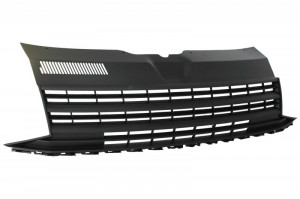 Grila Centrala fara emblema compatibil cu VW T6 Bus, Transporter 2015-2019 Negru Mat - Img 2