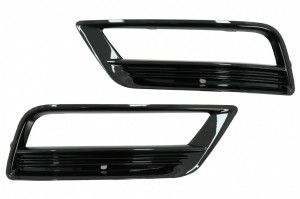 Grile Laterale VW Golf VII 7 2013-2017 R-Line Bara Fata Design Negru Lucios - Img 2