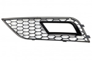 Grile Proiector compatibil cu AUDI A4 B8 facelift 2012-2015 RS4 Design Negru Lucios - Img 3
