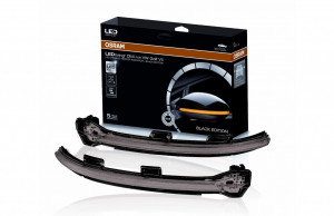 Indicator Dinamic Full LED pentru Oglinda Osram compatibil cu VW Golf 7 VII 2012->, VW Touran II 2015-> LEDriving Negru