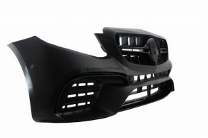 Kit Exterior compatibil cu Mercedes E-Class W213 2016-2019 E63 Design Ornamente Tobe Negre - Img 4