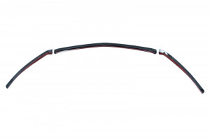 Kit Ornamente bara fata flapsuri cu Lip Bara Fata si Capace Oglinzi compatibil cu MERCEDES A-Class W177 2018-> Design Negru - Img 8