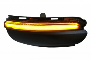 Lampi Semnalizare Dinamica Oglinzi compatibil cu VW Golf 6 2008-2013 Touran 2010-2015 Fumuriu - Img 2
