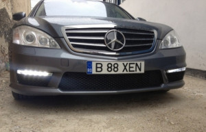 Lumini de zi dedicate LED DRL compatibil cu Mercedes W221 S-Class 2010-2013 Dreapta - Img 3