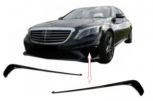 Ornament Bara Fata compatibil cu Mercedes W222 S-Class S63 Design 2013-> Negru - Img 2