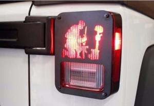 Ornament Protectie Stopuri compatibil cu JEEP Jk Wrangler 2007-2017 Army Design - Img 4