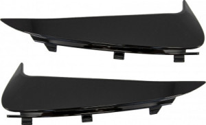 Ornamente bara Spate flapsuri compatibil cu Mercedes C Class W205 2014-2020 Negru Lucios