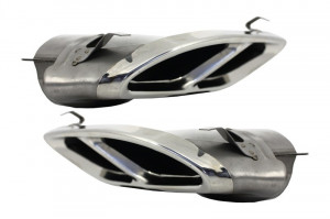 Ornamente compatibil cu sistemul de evacuare Mercedes GLC X253 C253 2015-> - Img 5