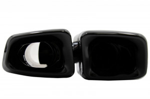 Ornamente Evacuare Toba Negre compatibil cu MERCEDES S-class E-class W221 W212 E63 S63 Desing - Img 6