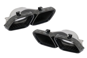 Ornamente tobe compatibil cu Mercedes GLE W167 GLE Coupe C167 GLS X167 2019-Up AMG GT 4-Door X290 Negru