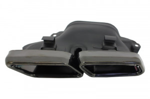 Ornamente tobe compatibil cu sistemul de evacuare Mercedes Benz S-Class W222 E-Class W212 S212 Facelift CLS W218 SL-Class R231 E63 S65 SL65 A-Design Negre - Img 3
