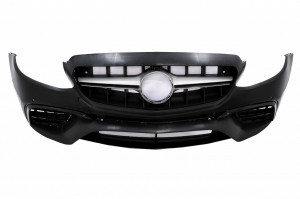 Pachet Exterior compatibil cu Mercedes E-Class W213 2016-2019 E63 Design cu Difuzor si Ornamente Tobe Crom - Img 3