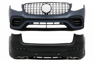 Pachet Exterior compatibil cu Mercedes GLC SUV X253 2015-2019 GLC63 Design doar pentru echipare Standard