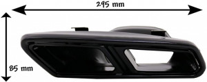 Pachet Exterior compatibil cu Mercedes S-Class W222 2013-2017 S65 Look cu Ornamente Tobe S65 Design - Img 6
