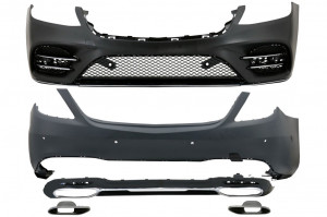 Pachet Exterior compatibil cu Mercedes S-Class W222 Facelift 2013-2017 S450 Design