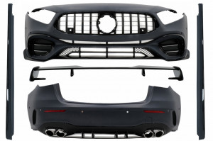 Pachet Exterior Complet compatibil cu Mercedes A-Class W177 5 Usi Hatchback 2018-> A45 Design