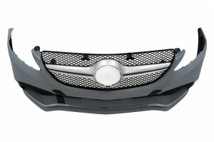 Pachet Exterior Complet compatibil cu Mercedes GLE W166 SUV 2015-2018 Negru Crom - Img 4