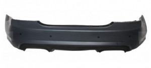 Pachet Exterior Complet compatibil cu Mercedes S-Class W221 2005-2011 cu Grila Negru Lucios si Ornamente de Evacuare - Img 4