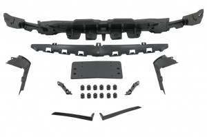Pachet Exterior cu Ornamente Evacuare compatibil cu Mercedes C-Class W205 Sedan 2014-2020 C63s Edition 1 Design - Img 8