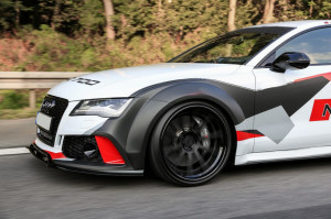 Prelungire Bara Fata compatibil cu AUDI A7 4G RS7 (2010-2018) Carbon Real - Img 7
