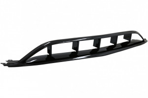 Prelungiri Bara Fata si Grila Centrala compatibil cu Mercedes A-Class W176 Facelift 2015-2018 A45 Design Negru Lucios - Img 3
