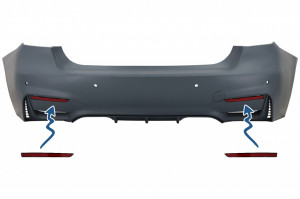 Reflectorizanti Catadioptru compatibil cu BMW Seria 3 F30 2011-2019 doar Bara Spate M3 Design