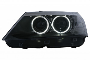 Set faruri LED Angel Eyes compatibil cu BMW X3 F25 SUV 2011-2014 - Img 3