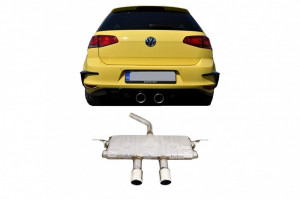 Sistem de evacuare compatibil cu VW Golf 7 VII 2013-2017 R Design - Img 8
