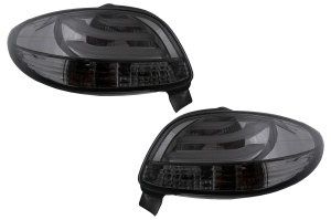 Stopuri compatibil cu Peugeot 206 HatchBack 3/5 usi 1998-2004 Negru Fumuriu