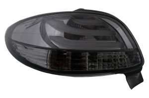 Stopuri compatibil cu Peugeot 206 HatchBack 3/5 usi 1998-2004 Negru Fumuriu - Img 2