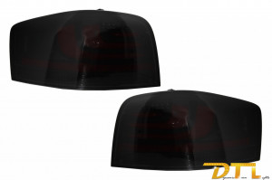 Stopuri Full LED carDNA compatibil cu AUDI A3 8P1 Hatchback 2003-2008 Negru/Fumuriu Semnal Dinamic Secvential - Img 2