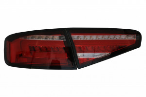 Stopuri Full LED compatibil cu AUDI A4 B8 2012-2015 Sedan Rosu Semnal Dinamic OEM LED - Img 3
