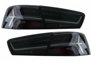 Stopuri Full LED compatibil cu Audi A6 4G C7 2011-2014 Facelift Design Semnalizare Secventiala - Img 4