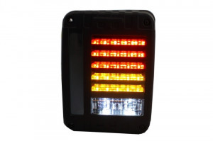 Stopuri Full LED compatibil cu JEEP Wrangler, Rubicon JK 2007-2017 - Img 3