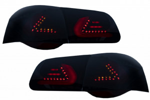 Stopuri Full LED compatibil cu VW Passat 3C B6 Variant 2005-2010 Negru Fumuriu