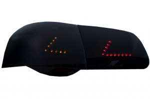 Stopuri Full LED compatibil cu VW Passat 3C B6 Variant 2005-2010 Negru Fumuriu - Img 4