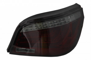 Stopuri LED Bar compatibil cu BMW Seria 5 E60 2003-2007 Rosu Fumuriu - Img 4