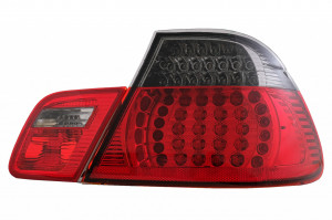 Stopuri LED compatibil cu BMW Seria 3 E46 Coupe 1998-2003 Rosu Fumuriu 2 Usi - Img 2