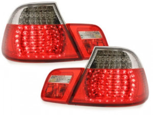 Stopuri LED compatibil cu BMW Seria 3 E46 Coupe Facelift 2003-2006 Rosu/Cristal