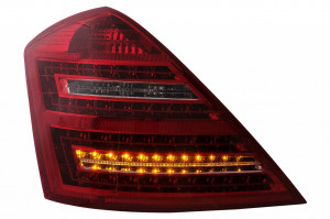Stopuri LED compatibil cu Mercedes S-Class W221 2005-2009 Rosu Clar - Img 4